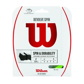 Cordage de Tennis Wilson Revolve Spin 17 Set Green 1.25mm/12m