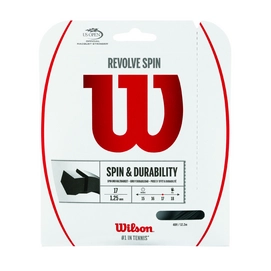 Tennissaite Wilson Revolve Spin 17 Set Schwarz 1.25mm/12m