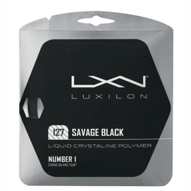 Cordage de Tennis Luxilon Savage 127 Set Black
