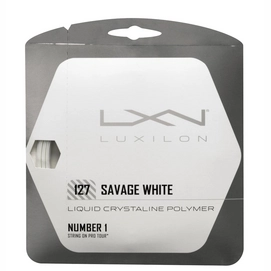 Tennissnaar Luxilon Savage White 1,27mm/12m