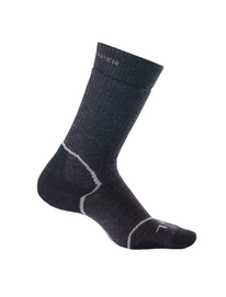 Sokken Icebreaker Womens Hike+ Medium Crew Jet Heather Silver Black