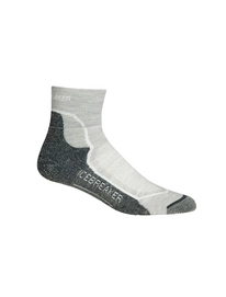 Sokken Icebreaker Womens Hike+ Light Mini Blizzard Heather White Oil