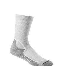 Socken Icebreaker Hike+ Medium Crew Blizzard Heather White Oil Damen