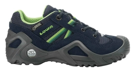 Wanderschuh Lowa Simon Gtx Lo  Navy Lime Kinder