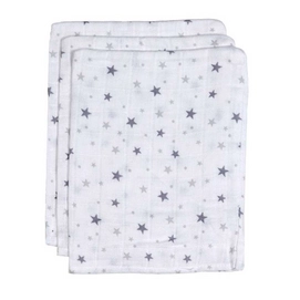 Washandje Briljant Hydrofiel Don Grijs (set van 3)