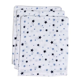 Washandje Briljant Hydrofiel Don Navy (set van 3)