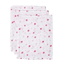 Washandje Briljant Hydrofiel Don Roze (set van 3)