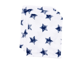 Washandje Briljant Hydrofiel Robin Navy (set van 3)