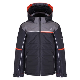 Ski Jacket Dare2B Boys Initiator Ebony Grey Aluminium Grey