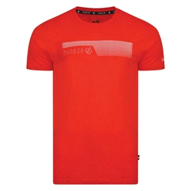 T-Shirt Dare2B Mens Galvanize Tee Fiery Red