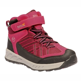 Chaussures de Randonnée Kids Regatta Samaris V Mid Dark Ceris Neon Pink-Taille 28