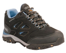 Wandelschoenen Kids Regatta Holcombe Low Black Captains Blue