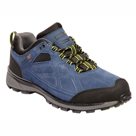 Walking Shoes Men Regatta Samaris Suede Low Dark Denim Lime
