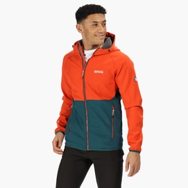 Jacket Regatta Men Arec II Burnt Salmon Deep Teal