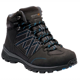 Wandelschoen Women Regatta Samaris Mid II Black Atlantic Blue