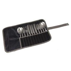 Ensemble de Couverts Regatta 4 Person Cutlery Set Black Sealgrey