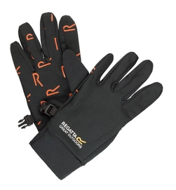 Handschuhe Regatta Grippy Gloves Black Magma Kinder