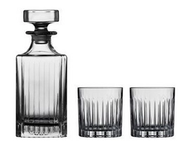 Whiskyset Lyngby Glas Krystal Mayfair Clear 0,75 L (3-delig)