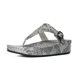 FitFlop Superjelly White Black