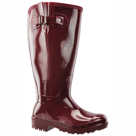 Regenlaars Wide Wellies Rood Tartan Kuitmaat L