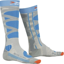 Skisocken X-Socks Ski Control 4.0 W Grau Türkis Damen-Schuhgröße 35 - 36