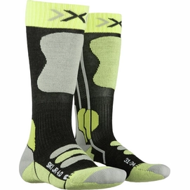 Chaussettes de Ski X-Socks Junior Ski 4.0 Anthracite Green-Pointure 31 - 34