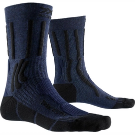 Wandersocken X-Socks Trek X CTN Blau Schwarz-Schuhgröße 35 - 38