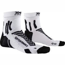 Chaussettes de Course X-Socks Men Run Performance Black White