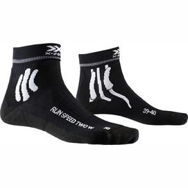 Chaussettes X-Socks Women Run Speed Two Black-Taille 37 - 38