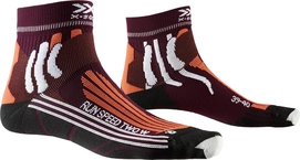 Hardloopsokken X-Socks Women Run Speed Two Sunset Orange Pearl Grey