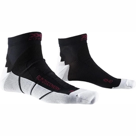 Running Socks X-Socks Men Run Discovery Black White-Shoe Size 2.5 - 5