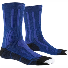 Chaussette de Randonnée X-Socks Trek X Merino Lake Blue Melange Dolomite Grey-Taille 39 - 41
