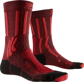 Wandelsok X-Socks Trek X CTN Dark Ruby Fire Red