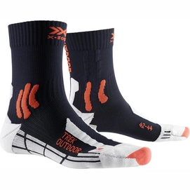 Walking Socks X-Socks Trek Outdoor Blue Orange-Shoe Size 2.5 - 5