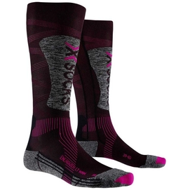 Skisok X-Socks Women Ski Energizer LT 4.0 Black Pink Grey