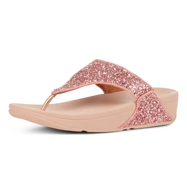 FitFlop Lulu Glitter Toe-Thongs Rose