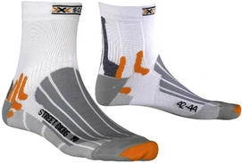 Fahrradsocken X-Socks Street Biking White