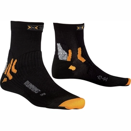 Hardloopsokken X-Socks Running Short Black