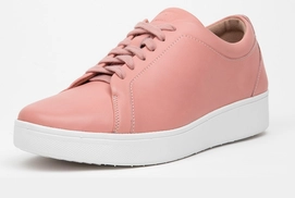 FitFlop Women Rally Sneaker Leather Rose Pink