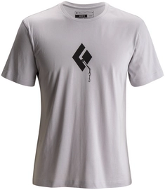 T-Shirt Black Diamond Aluminum Men SS Placement Tee