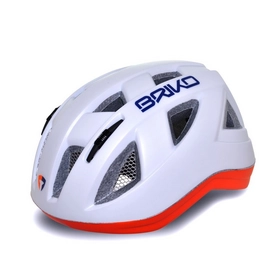 Fietshelm Briko Paint White Orange
