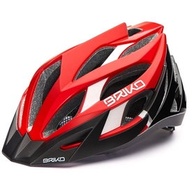 Fietshelm Briko Fuoco Red White Black