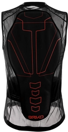 Protector Briko Armor Vest Black-Orange Fluo