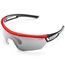 Zonnebril Briko Cyclope 2 Lenses Red Black White Silver
