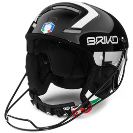 Skihelm Briko Slalom FISI Black White