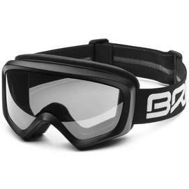 Skibril Briko Geyser Matt Black Silver Mirror