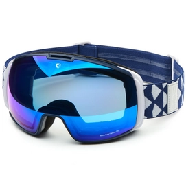 Skibril Briko Nyira Free Fighter 7.6 Matt Dark Blue White Blue Mirror