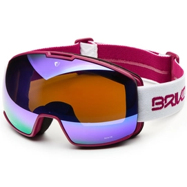 Skibril Briko Nyira 7.6 Matt White Violet Orange Mirror
