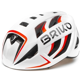 Fietshelm Briko Ventus Fluid Inside White Orange Fluo