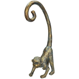 Ornament HD Living Monkey Gold 9 x 20 cm